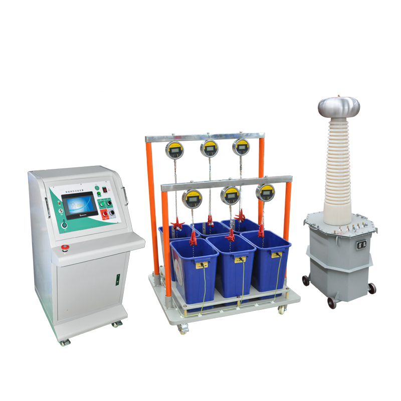 What are the components of the insulating boots (gloves) hipot test set?